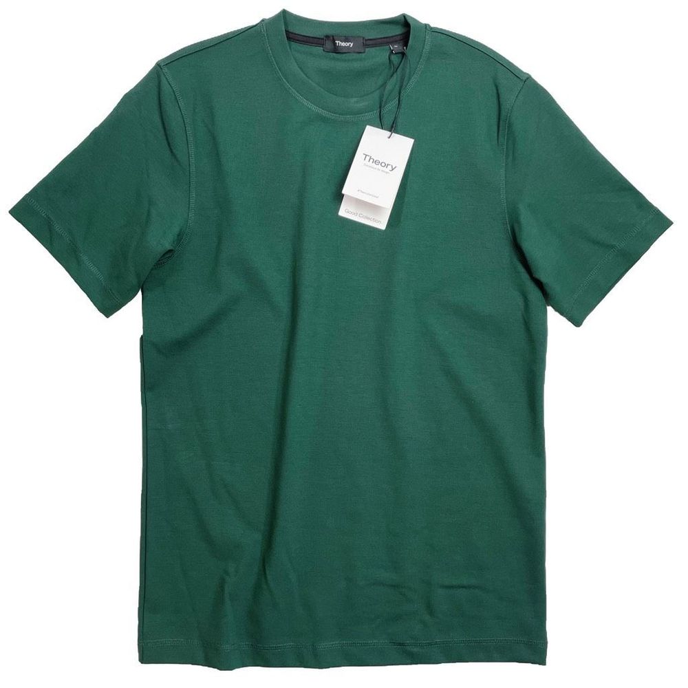 Theory Ryder Tee Relay Jersey Knit Short Sleeve Pine Green XS NWT